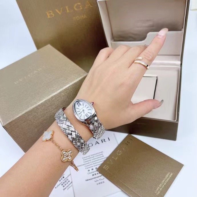 Bvlgari Serpenti Spigne Series Wrist Watch WTJN25002