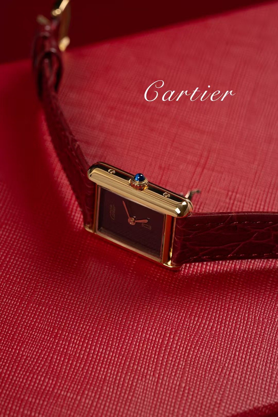 Cartier Retro Tank Wrist Watch WTJN25080