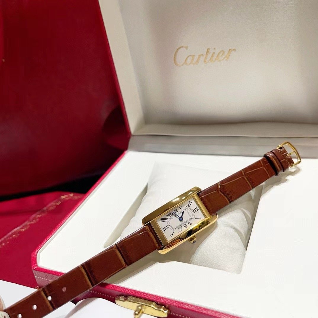 Cartier Tank Americaine De Wrist Watch WTJN25118