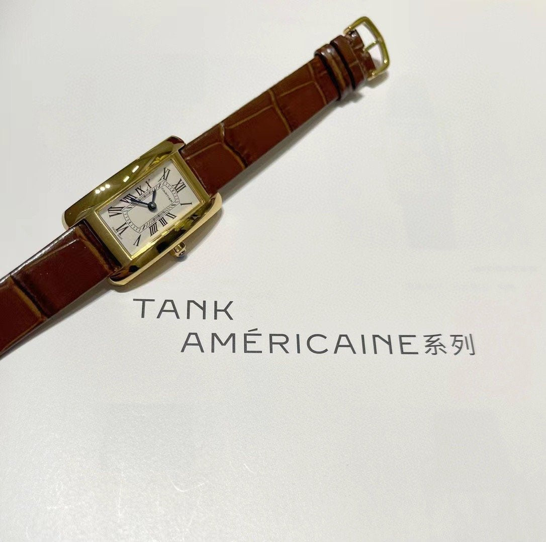 Cartier Tank Americaine De Wrist Watch WTJN25118