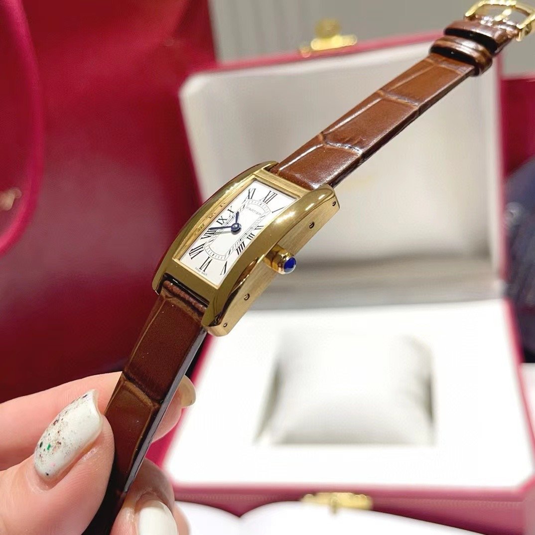Cartier Tank Americaine De Wrist Watch WTJN25118