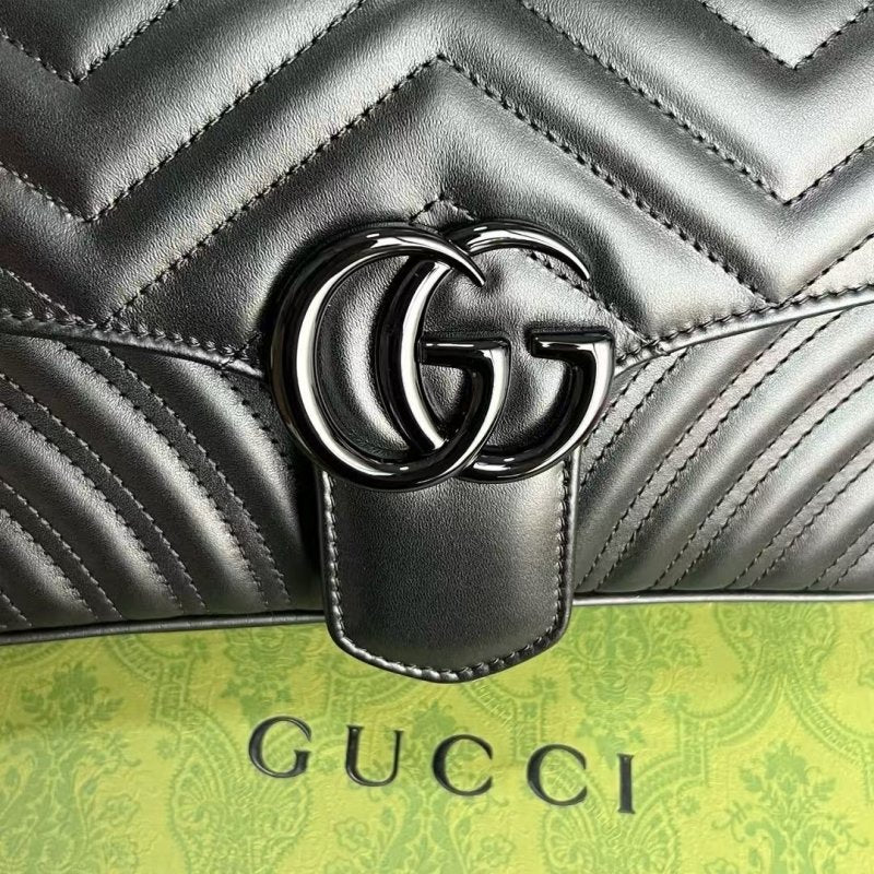 Gucci GG Marmont All Black Bag BG0525234