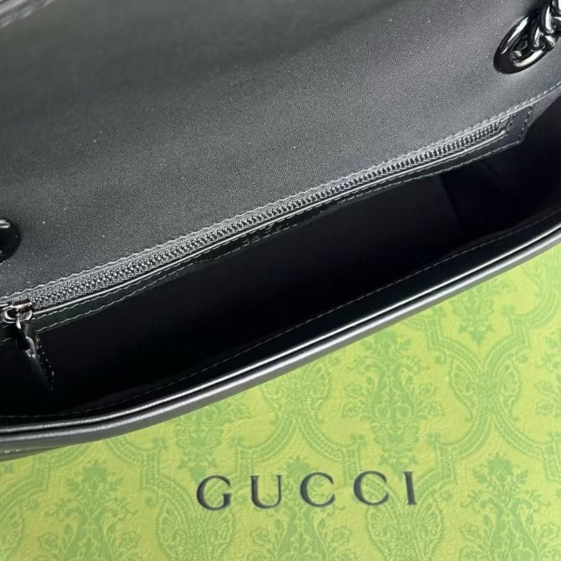Gucci GG Marmont All Black Bag BG0525234