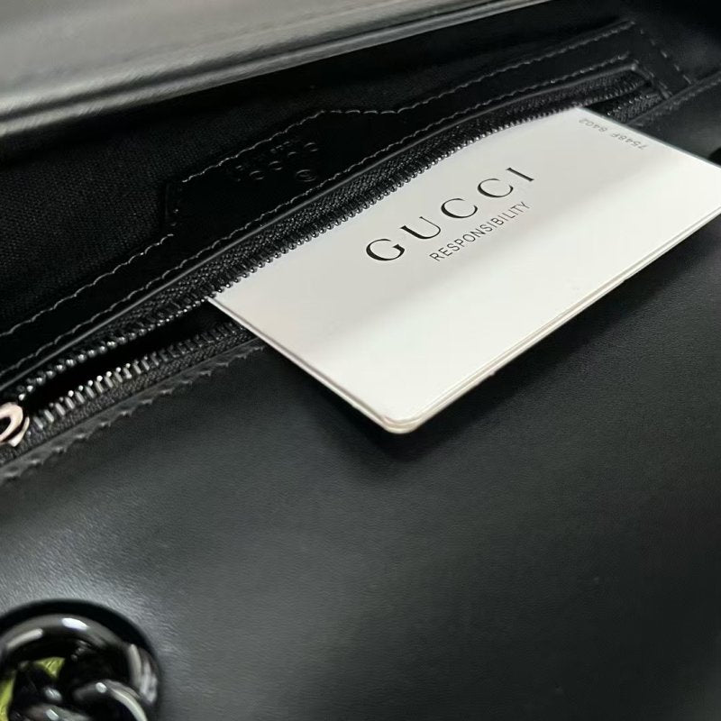 Gucci GG Marmont All Black Bag BG0525234