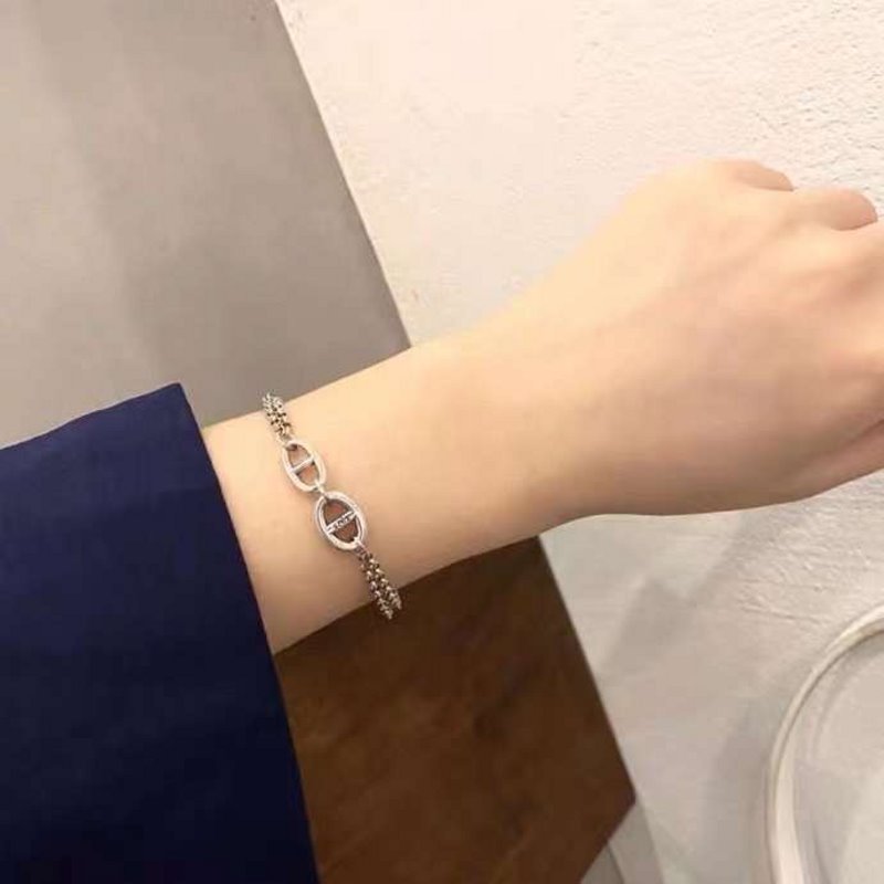 Hermes Farandole Pig Nose Bracelet JWLH0019