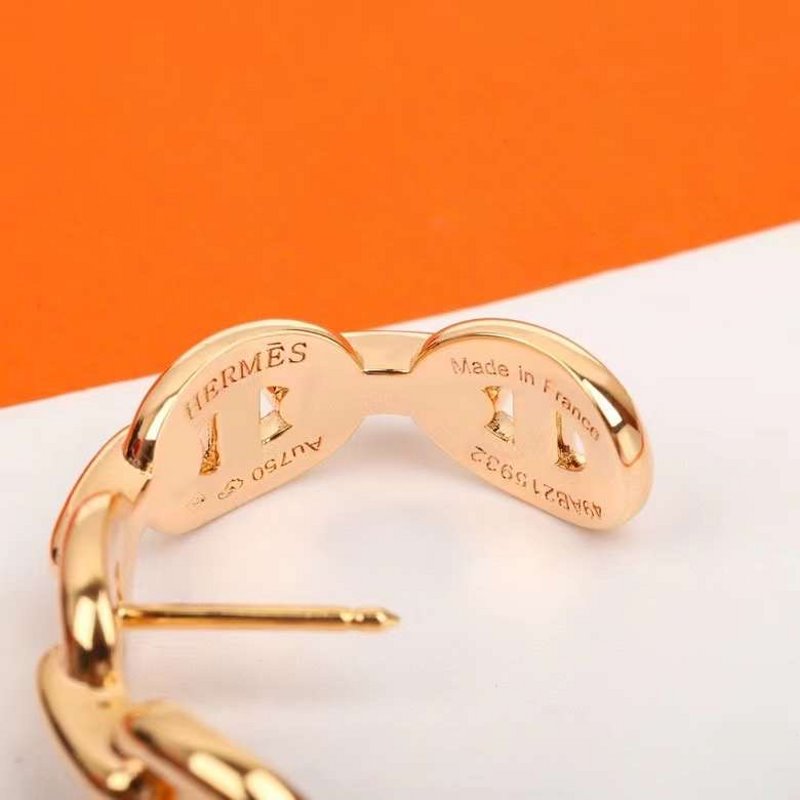 Hermes Farandole Pig Nose Earrings JWLH0011