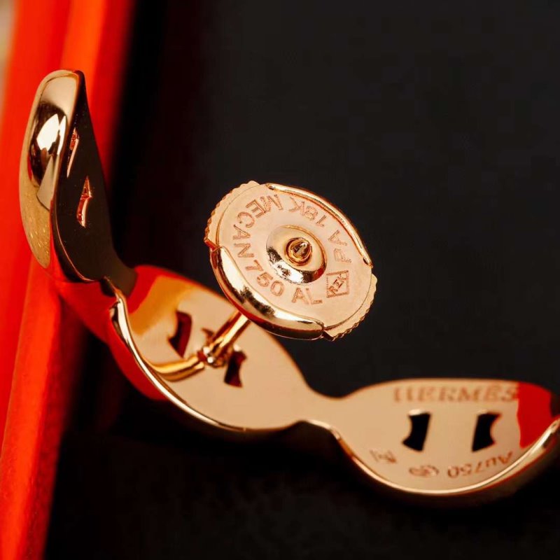 Hermes Farandole Pig Nose Earrings JWLH0024
