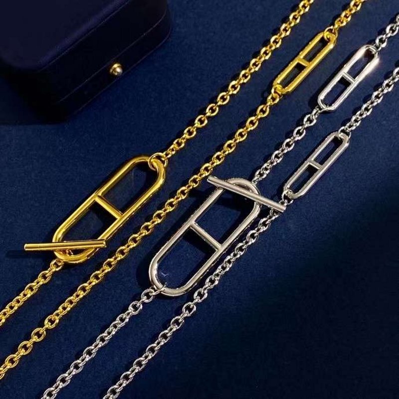 Hermes Farandole Pig Nose Long Necklace JWLH0015