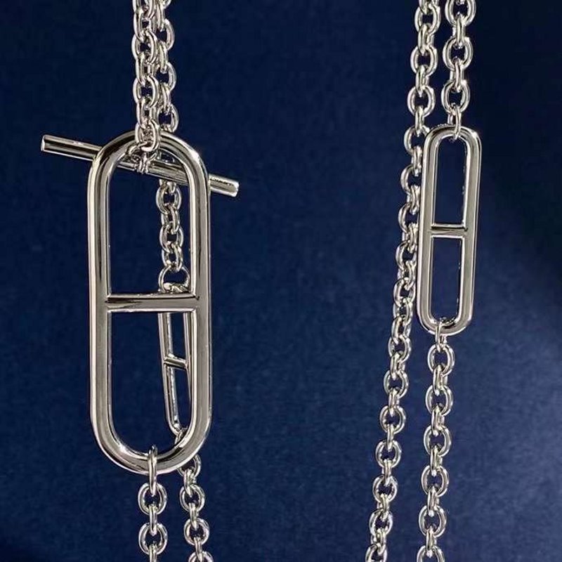 Hermes Farandole Pig Nose Long Necklace JWLH0015