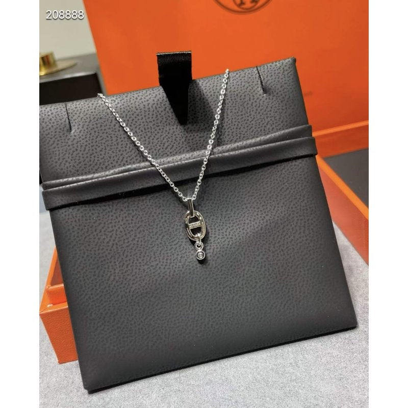 Hermes Farandole Pig Nose Necklace JWLH0023