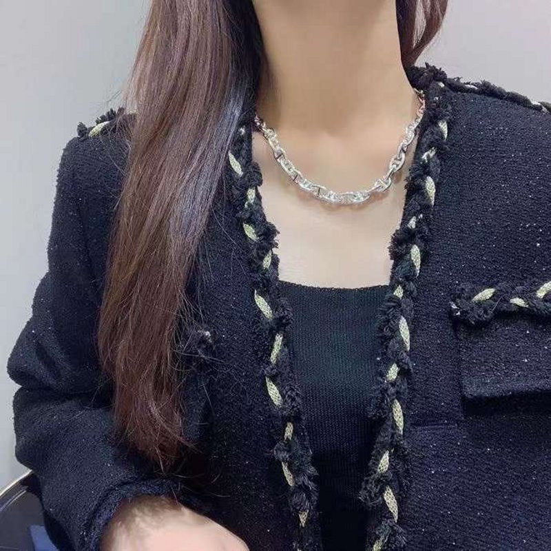 Hermes Farandole Pig Nose Necklace JWLH0031