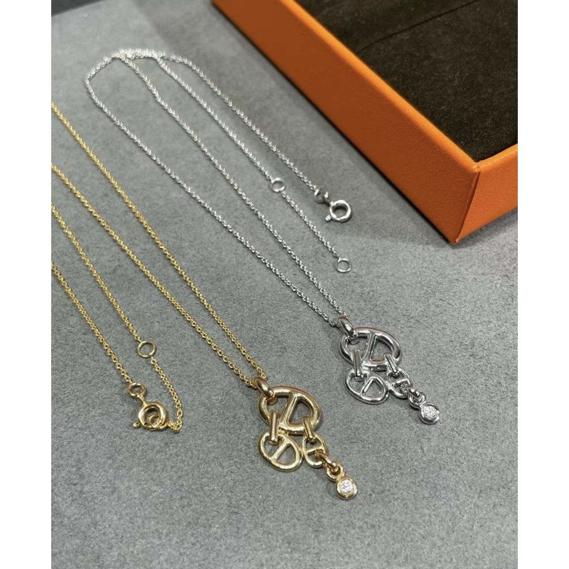 Hermes Farandole Pig Nose Necklace JWLH0053