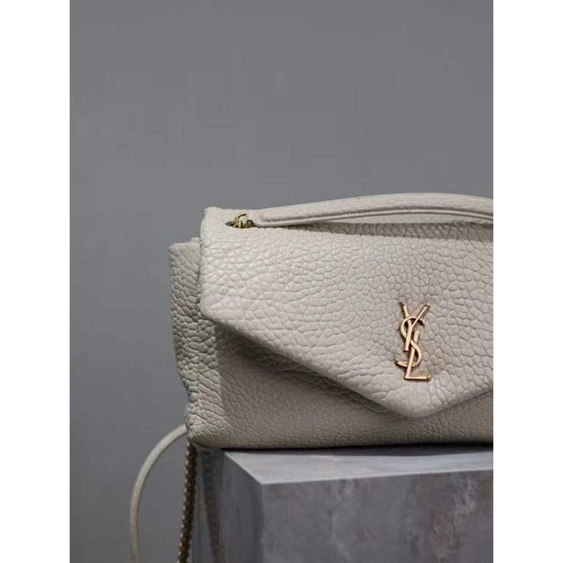 Saint Laurent Calypso Shoulder Bag in Lambskin Leather BGDC0041