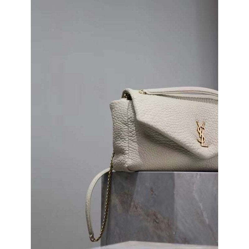 Saint Laurent Calypso Shoulder Bag in Lambskin Leather BGDC0041