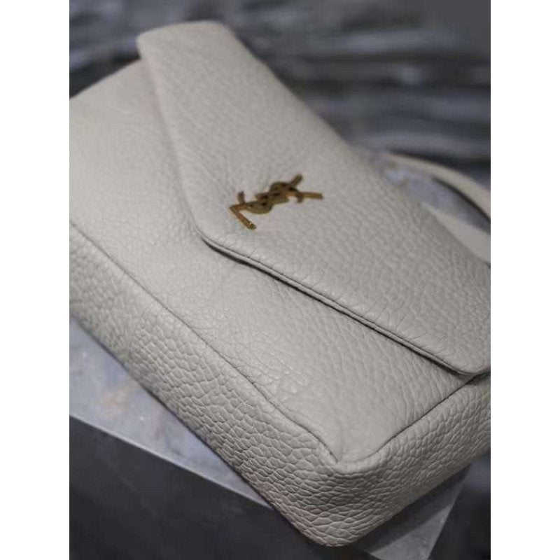 Saint Laurent Calypso Shoulder Bag in Lambskin Leather BGDC0041