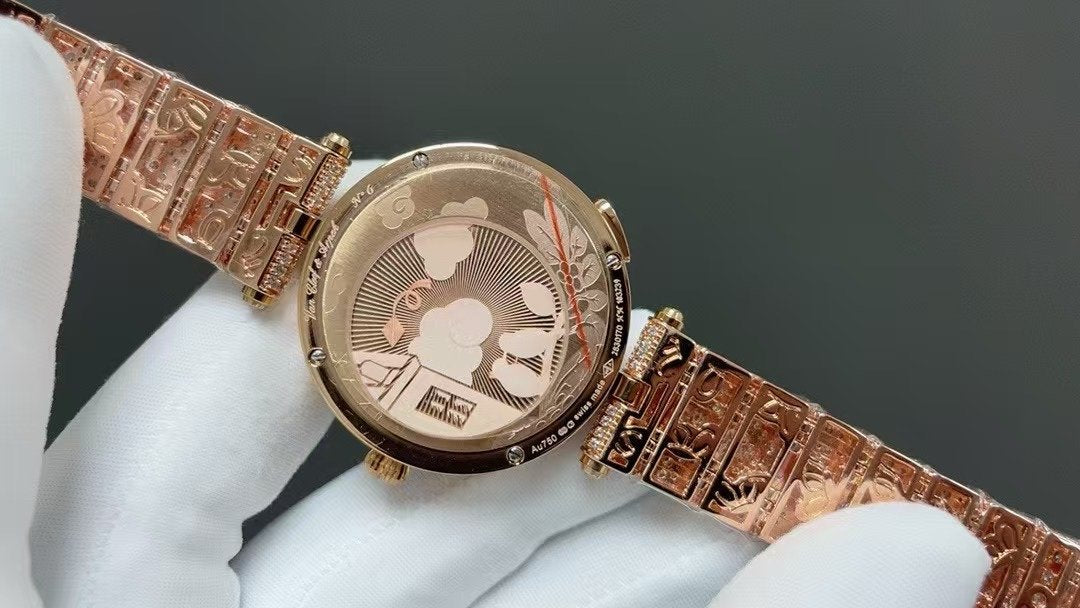 Van Cleef and Arpels Four Seasons Lovers Bridge Wrist Watch WTJN25243