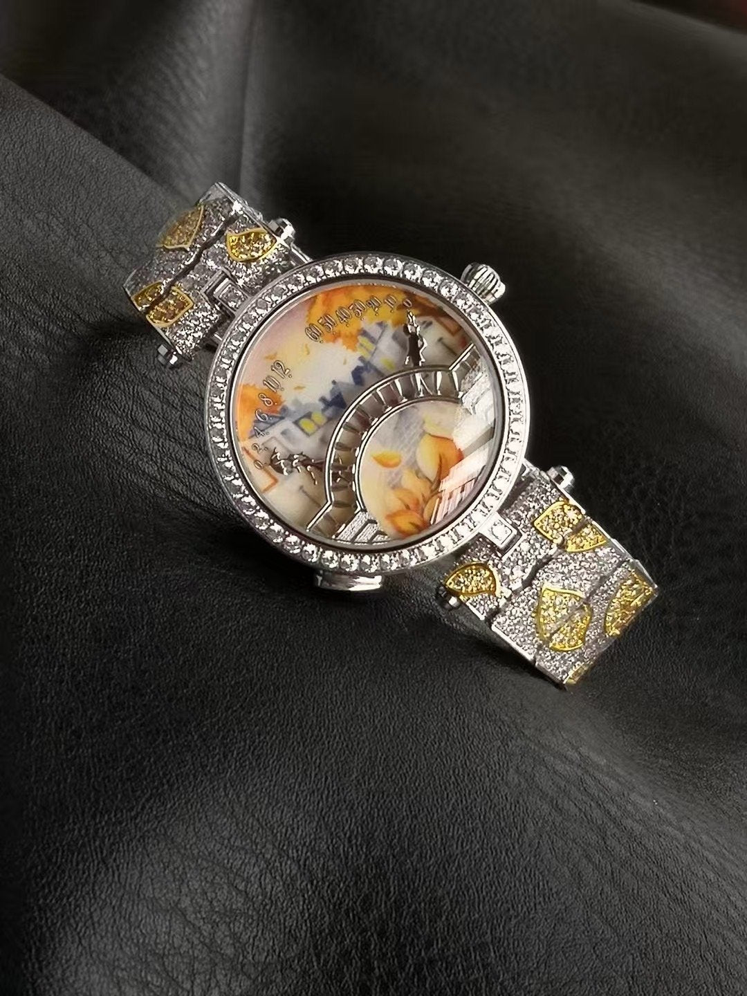 Van Cleef and Arpels Four Seasons Lovers Bridge Wrist Watch WTJN25246