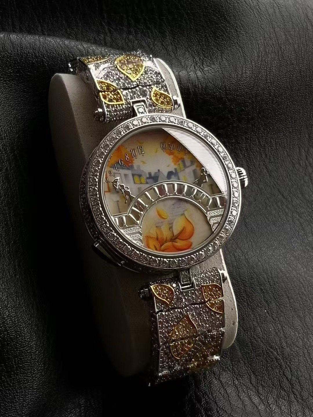 Van Cleef and Arpels Four Seasons Lovers Bridge Wrist Watch WTJN25246