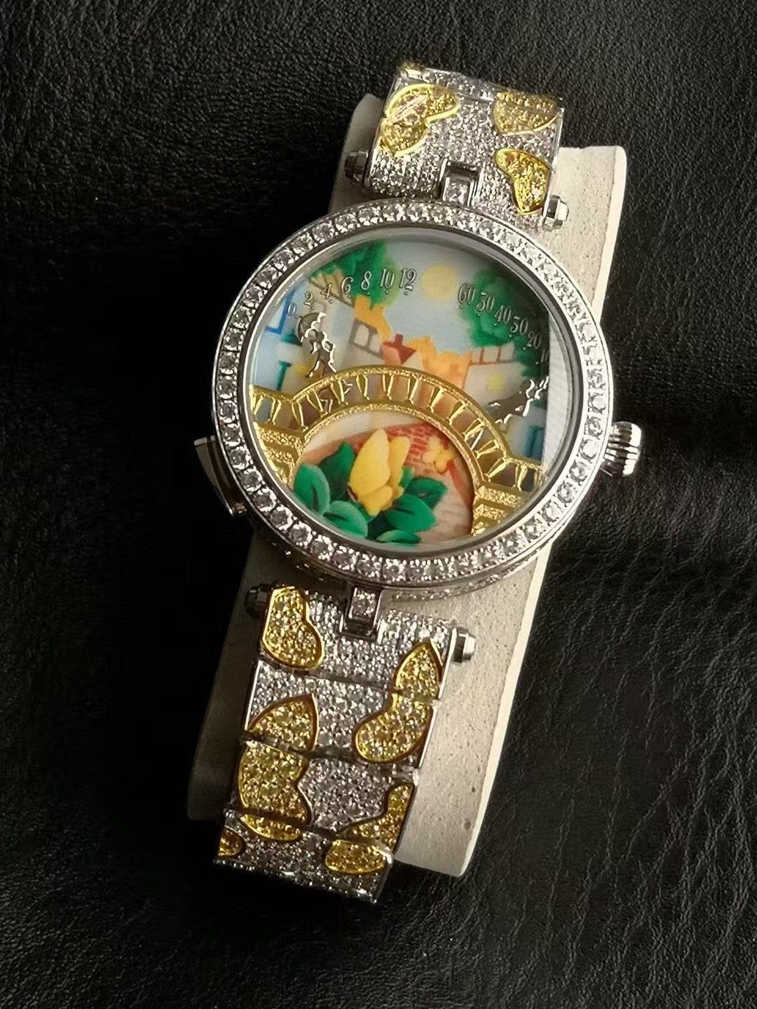 Van Cleef and Arpels Four Seasons Lovers Bridge Wrist Watch WTJN25247