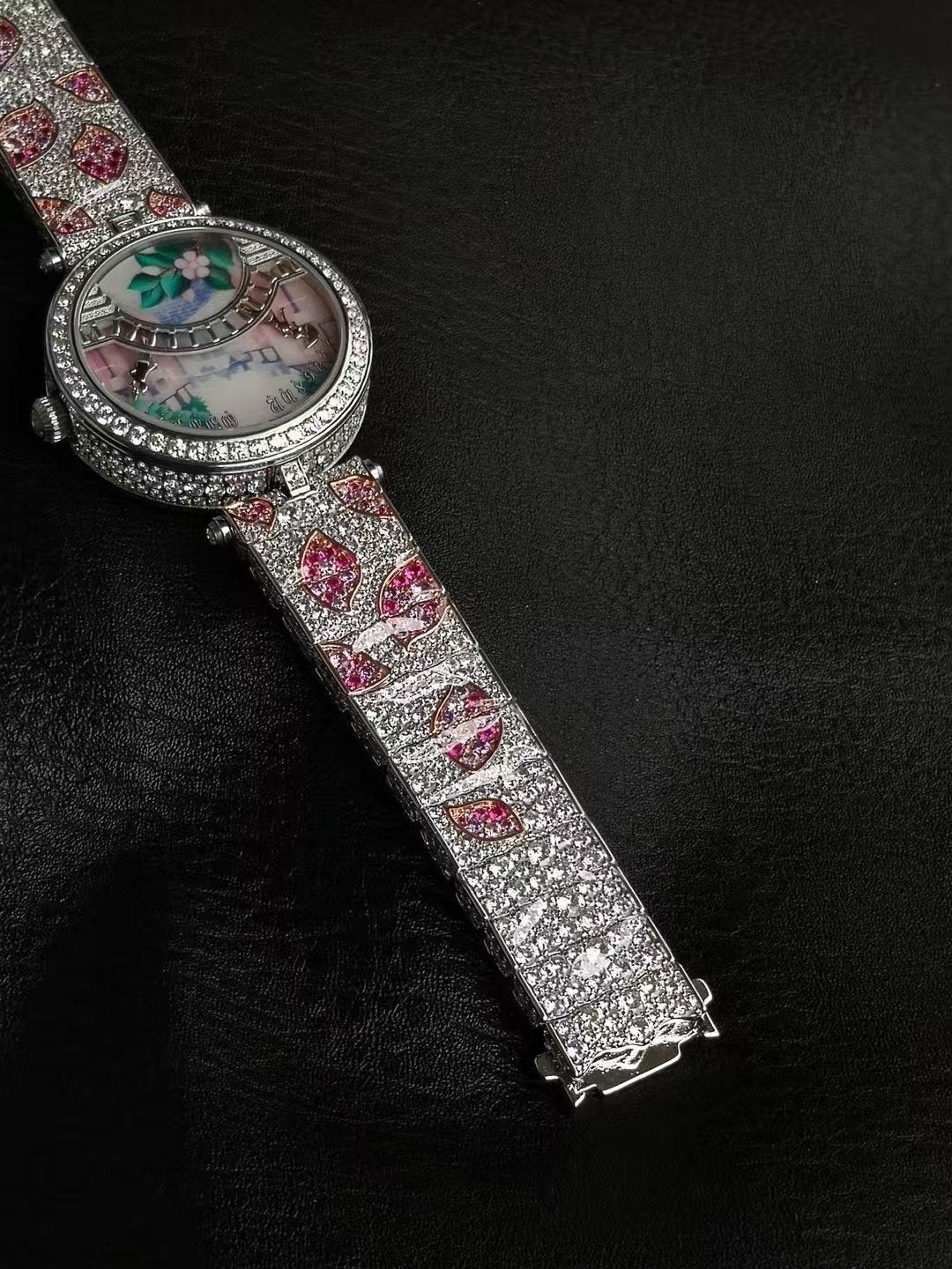 Van Cleef and Arpels Four Seasons Lovers Bridge Wrist Watch WTJN25249