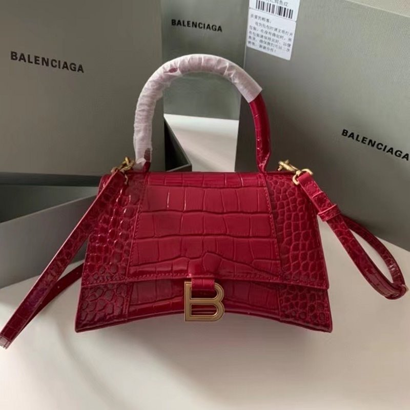 Balenciaga Red Hourglass Tote Bag BLCG0240