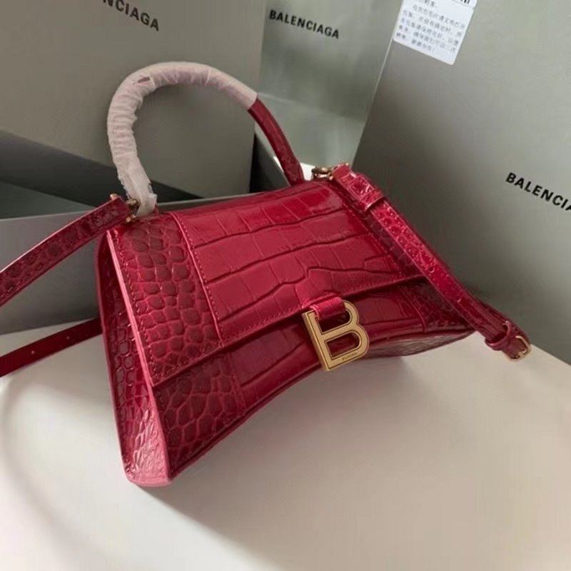 Balenciaga Red Hourglass Tote Bag BLCG0240
