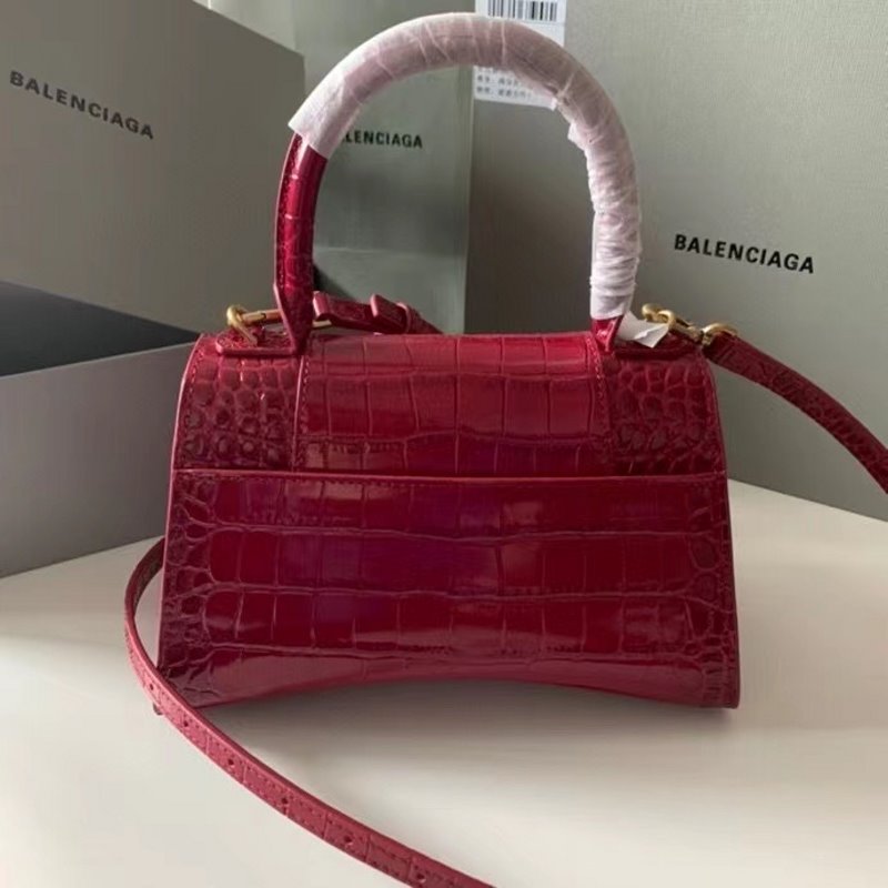 Balenciaga Red Hourglass Tote Bag BLCG0240