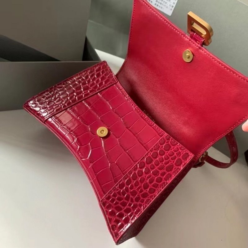 Balenciaga Red Hourglass Tote Bag BLCG0240