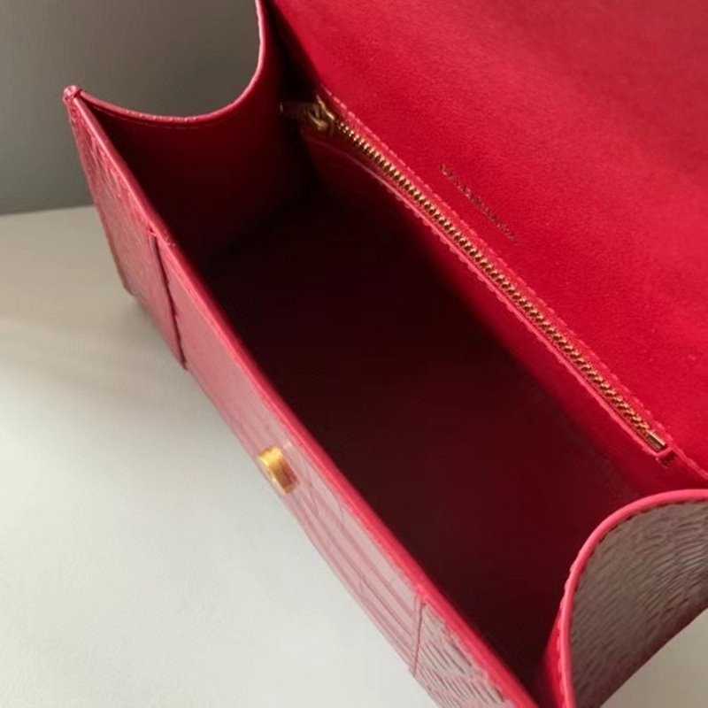 Balenciaga Red Hourglass Tote Bag BLCG0240