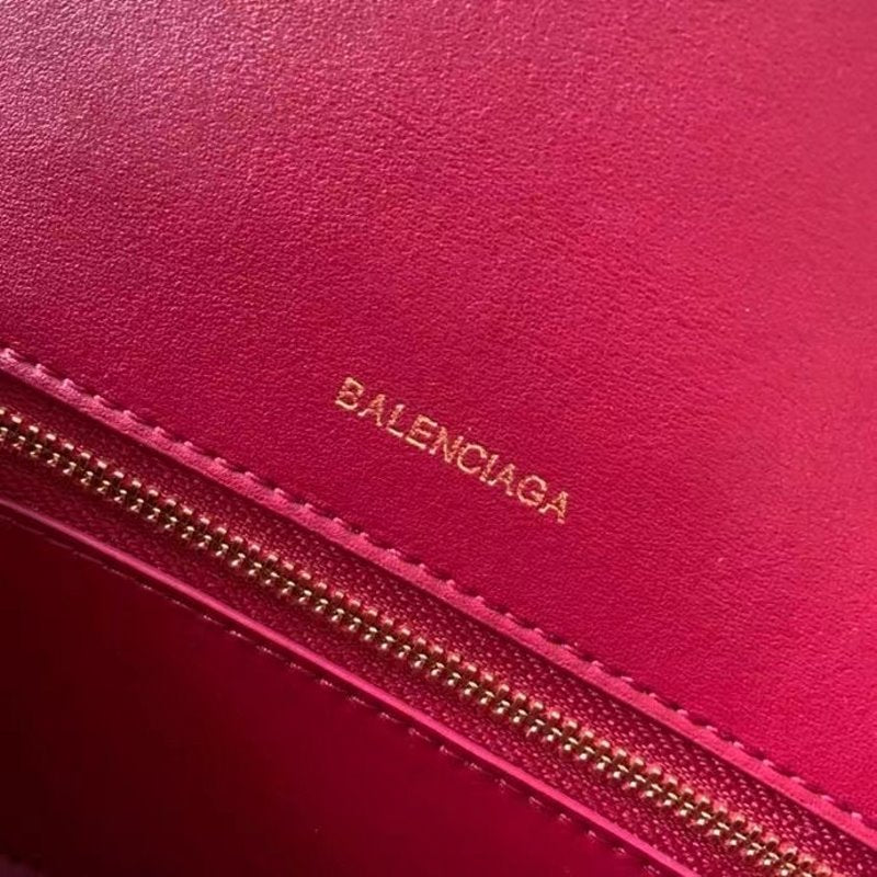 Balenciaga Red Hourglass Tote Bag BLCG0240