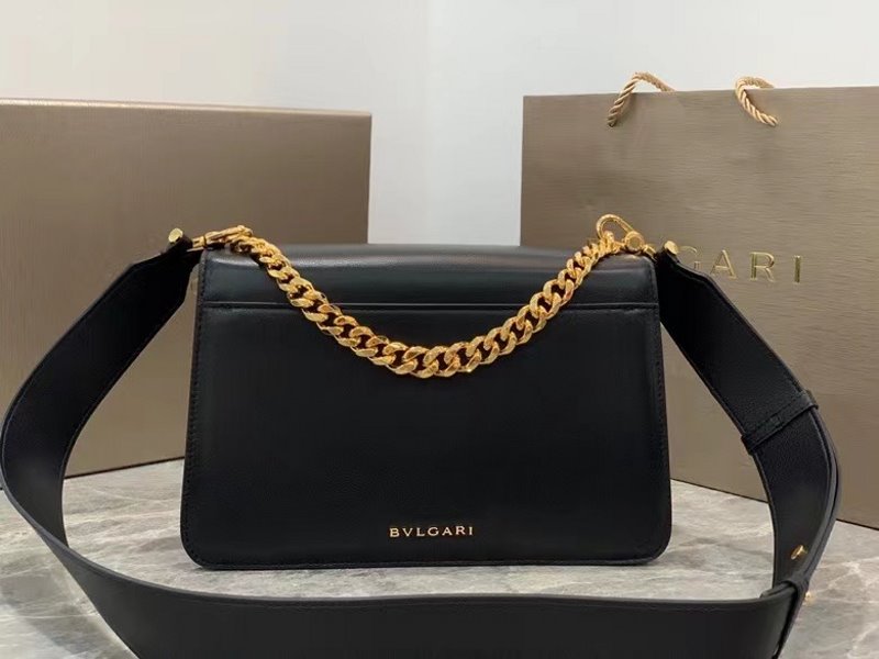 Bvlgari Black Serpenti Forever Shoulder Bag BVGR00335