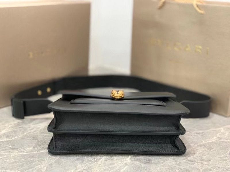 Bvlgari Black Serpenti Forever Shoulder Bag BVGR00335
