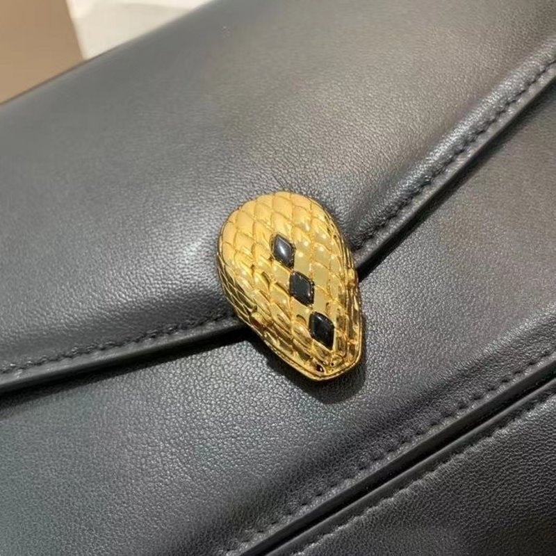 Bvlgari Black Serpenti Forever Shoulder Bag BVGR00335