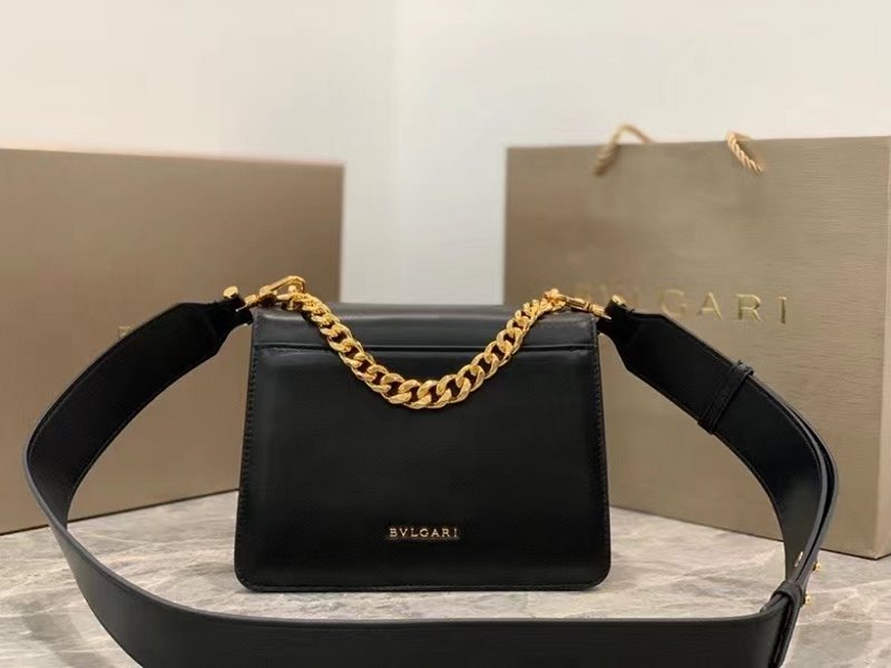 Bvlgari Black Serpenti Forever Shoulder Bag BVGR00336