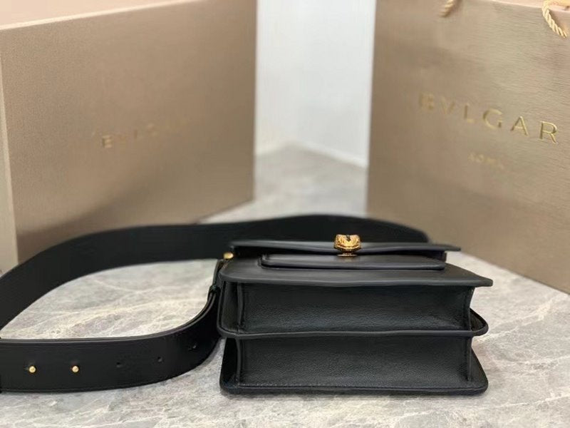 Bvlgari Black Serpenti Forever Shoulder Bag BVGR00336