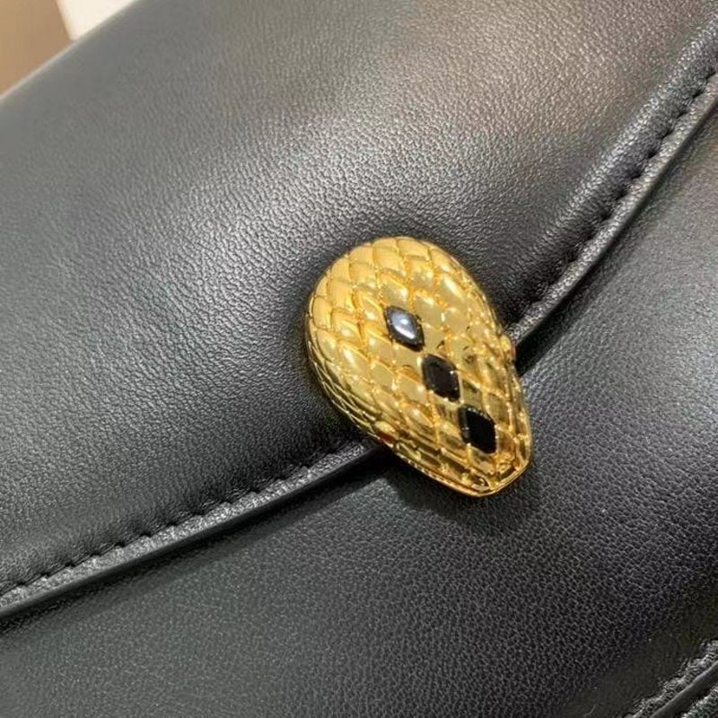 Bvlgari Black Serpenti Forever Shoulder Bag BVGR00336