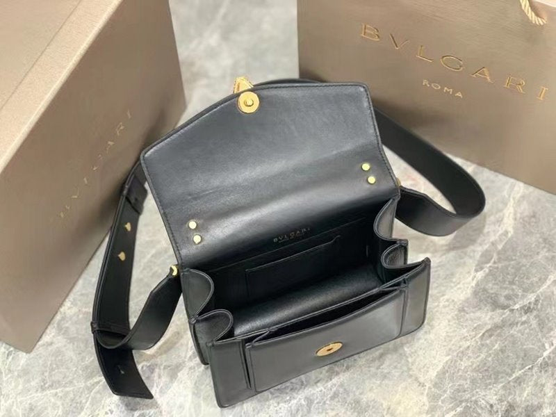 Bvlgari Black Serpenti Forever Shoulder Bag BVGR00336