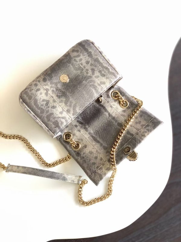 Bvlgari Brown Serpenti Cabocho Shoulder Bag BVGR00345