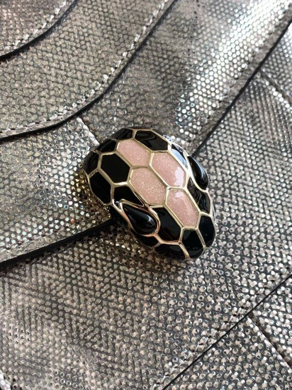 Bvlgari Gray Serpenti Forever Shoulder Bag BVGR00355