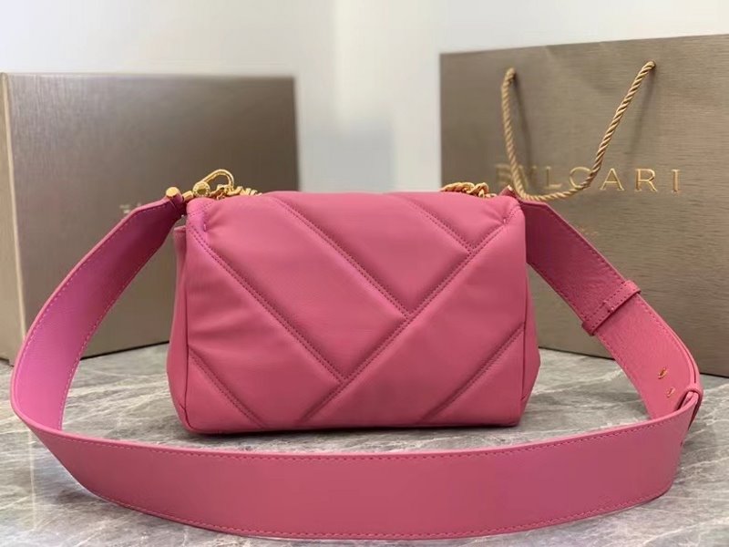 Bvlgari Pink Serpenti Cabocho Shoulder Bag BVGR00338