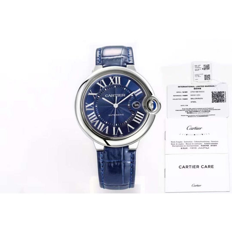 Cartier Blue Ballon Wrist Watch WAT02109