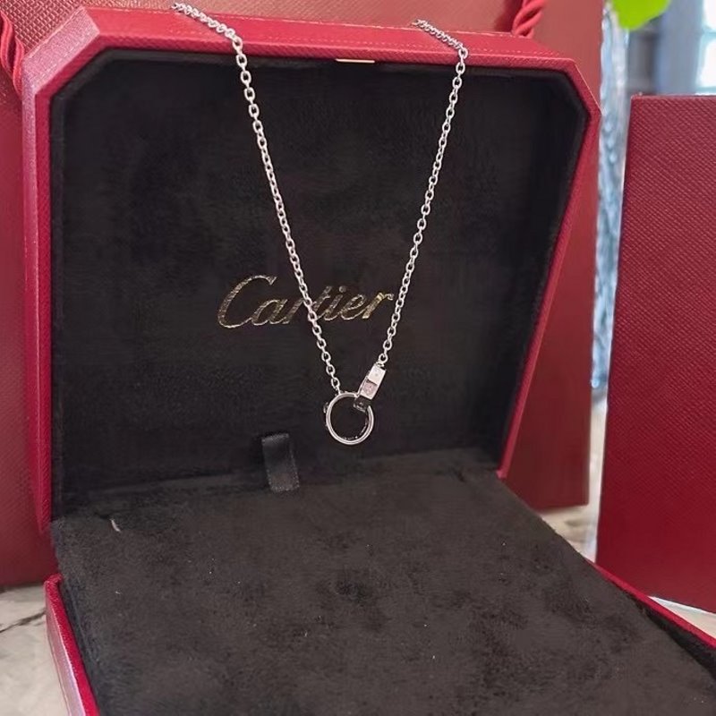 Cartier Love Double Ring Necklace JWL00631