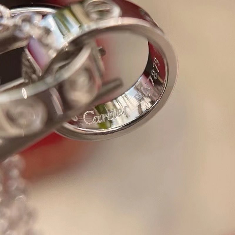 Cartier Love Double Ring Necklace JWL00631