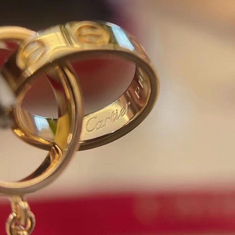 Cartier Love Double Ring Necklace JWL00633