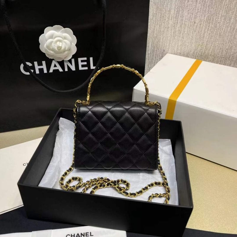Chanel Buckle Hand Bag BG02137
