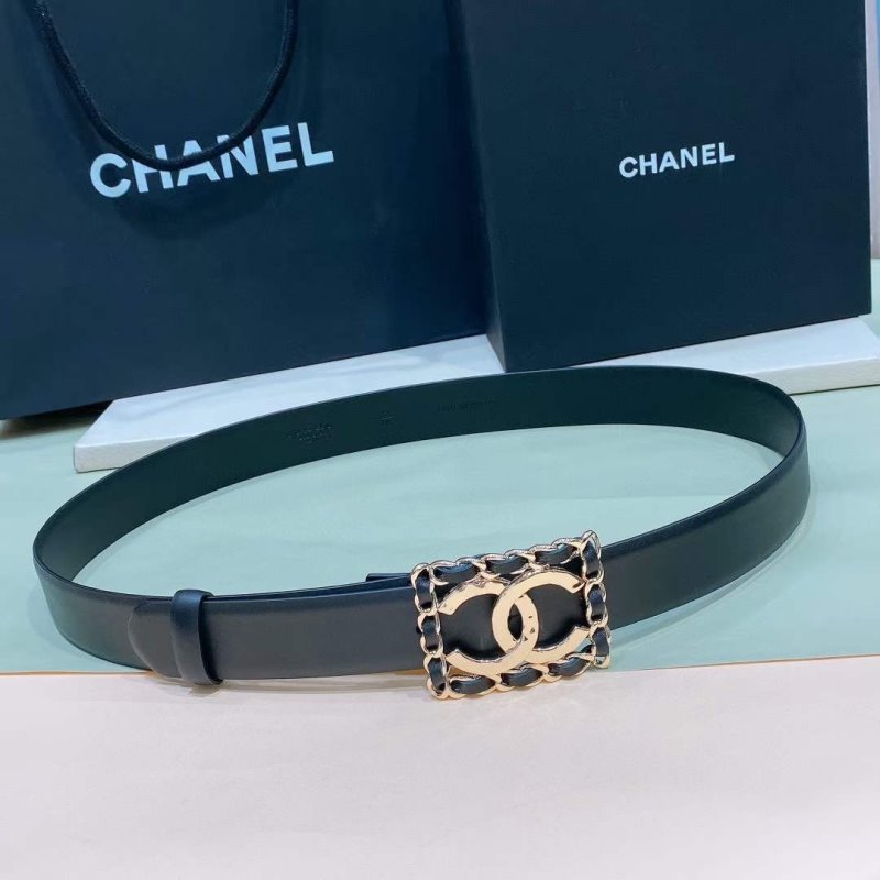 Chanel CC Classic Leather Belt WB001164