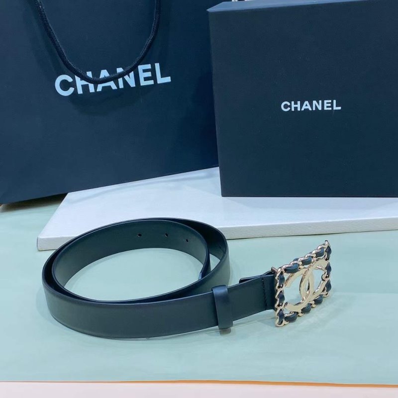Chanel CC Classic Leather Belt WB001164