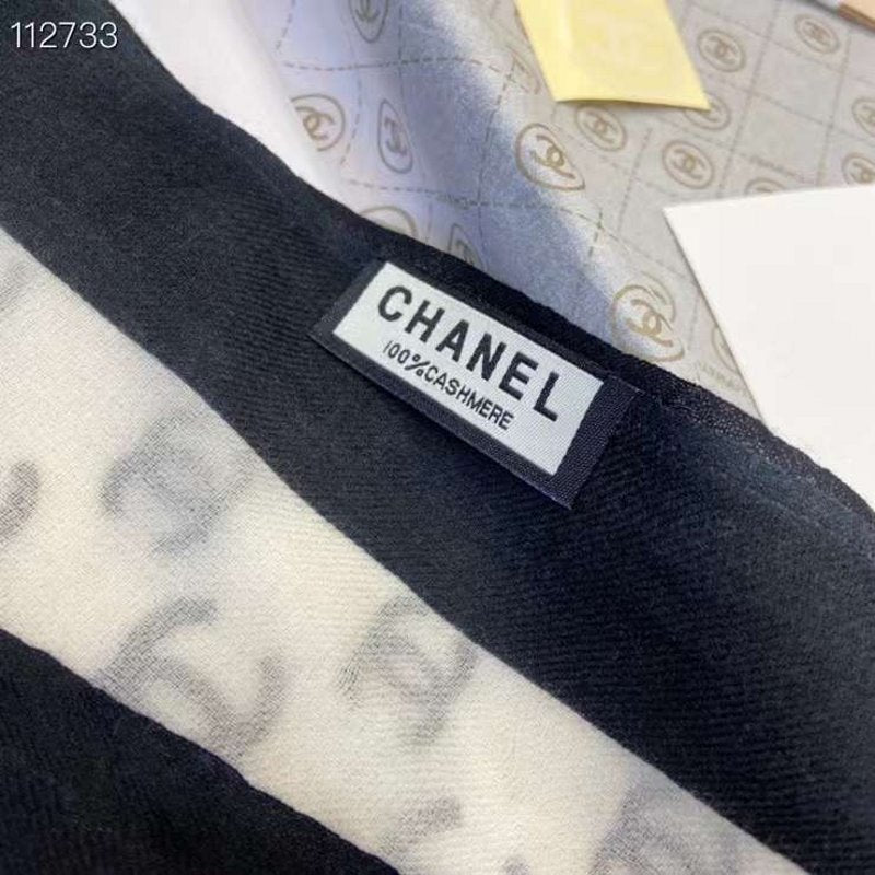 Chanel Silk and Cashmere Scarf SS001219