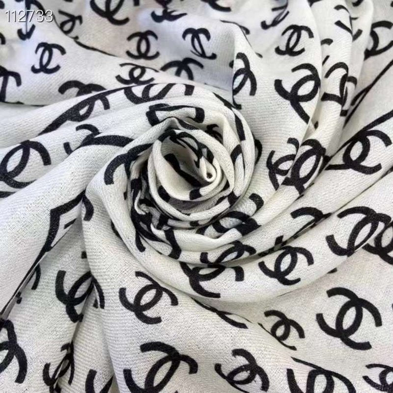 Chanel Silk and Cashmere Scarf SS001219