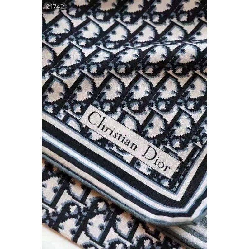 Dior Silk Cashmere Square Scarf SS001002